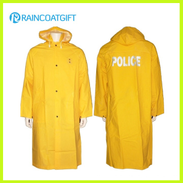 Rpp-052 Veste imperméable en PVC jaune adulte